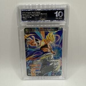 SS Gogeta Birth of the Strongest Warrior Foil Dragon Ball Super Tcg Graded 10